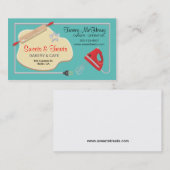 Retro Bakery Cookie Visitekaartje No Back (Voorkant / Achterkant)