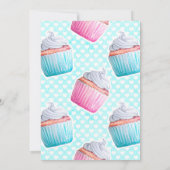 Retro Baking Cook off Competition Party Kaart (Achterkant)