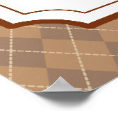 Retro bakkerij bord poster (Hoek)