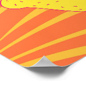 Retro Bakkerij Poster, Food Theme Wall Art Poster (Hoek)