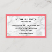 Retro Bakkerij Red Stand Mixer Pastry Cake Baker Visitekaartje (Achterkant)