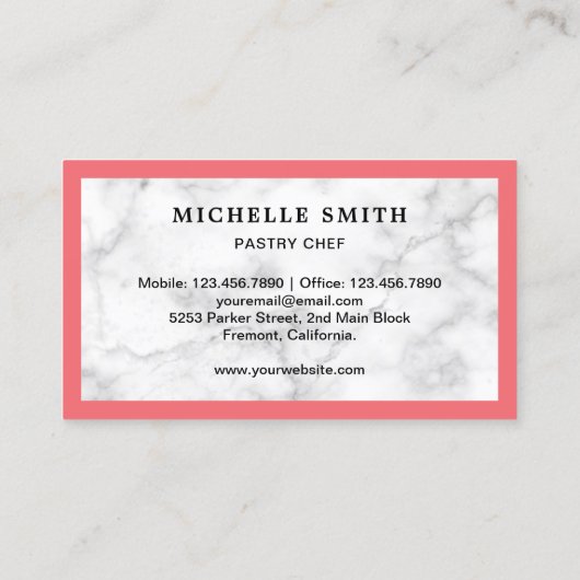 Retro Bakkerij Red Stand Mixer Pastry Cake Baker Visitekaartje (Achterkant)