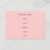 Retro Bakkerij Visitekaartjes (Achterkant)