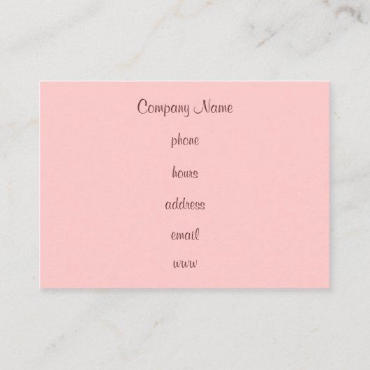 Retro Bakkerij Visitekaartjes (Achterkant)