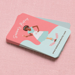 Retro  bakkerijdiensten visitekaartje