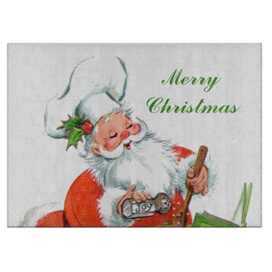 retro  bakkerijfeestdag snijplank (Voorkant)