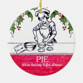 Retro bakkerspastei voor het ornament van (Achterkant)