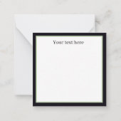 retro bakmeisje voeg tekst toe notitiekaartje (Achterkant)