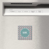retro-baksteenpatroon magneet (Insitu (Vaatwasser))