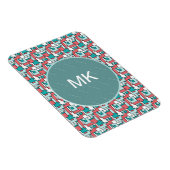 retro-baksteenpatroon magneet (Rechterzijde)