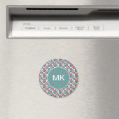 retro-baksteenpatroon magneet (Insitu (Vaatwasser))