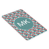 retro-baksteenpatroon magneet (Rechterzijde)