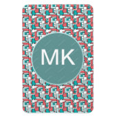 retro-baksteenpatroon magneet (Verticaal)