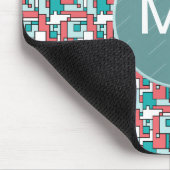 retro-baksteenpatroon muismat (Hoek)