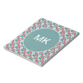 retro-baksteenpatroon notitieblok (Linkerzijde)