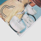 retro bakvrouw ontkoppeling tissuepapier (Detail)