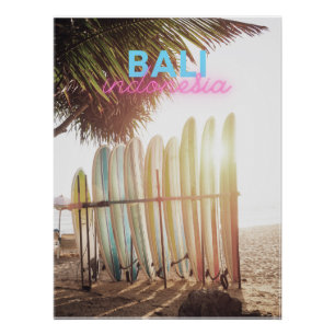 Retro Bali Reisposter Perfect Poster