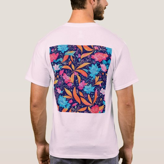 Retro Bali T-Shirt Elegant Meisje Design (Achterkant)