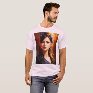Retro Bali T-Shirt Elegant Meisje Design