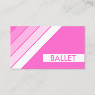 retro BALLET Visitekaartje