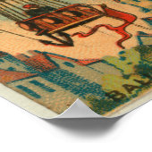 Retro Ballon Godard Poster (Hoek)