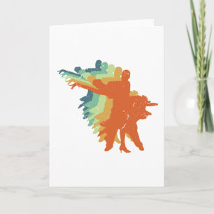 Retro Ballroom Dancing, Ballroom Dancer Cadeau Kaart