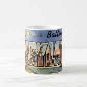 Retro Baltimore Maryland Welkom Mug Koffiemok (Center)