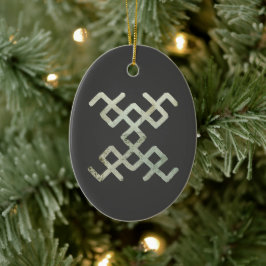 Retro Baltische Patroon Wijzigen Traditionele Hand Keramisch Ornament