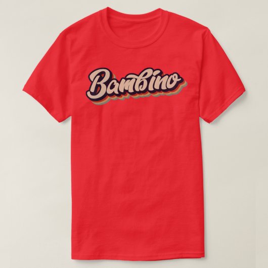 Retro Bambino T-shirt (Design voorkant)