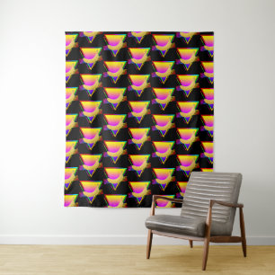 Retro banaan fruit wandkleed
