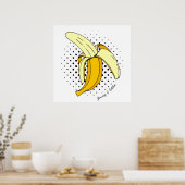 Retro Banana Comic Book Pop Art Poster (Keuken)