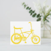 Retro Banana Seat Bike Briefkaart (Staand voorkant)