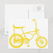 Retro Banana Seat Bike Briefkaart (Voorkant / Achterkant)