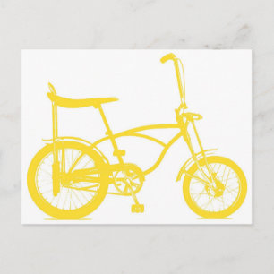 Retro Banana Seat Bike Briefkaart