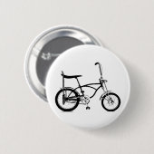Retro Banana Seat Bike Ronde Button 5,7 Cm (Voorkant /achterkant)