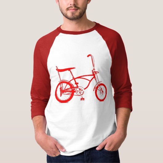 Retro Banana Seat Bike T-shirt (Voorkant)
