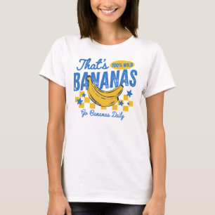 Retro Bananas Grappige Quote T-shirt