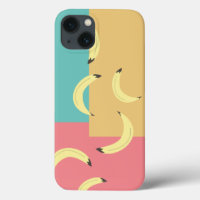 Retro Bananen Kleurrijke Vormen