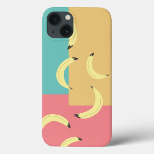 Retro Bananen Kleurrijke Vormen Case-Mate iPhone Case