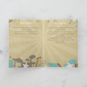 Retro Band Memorial Kaart | begrafenisprogramma (Binnen)