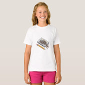 Retro Band Verward Potlood Kinderen T-shirt (Voorkant volledig)