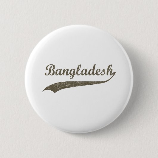 Retro Bangladesh Ronde Button 5,7 Cm (Voorkant)