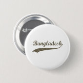 Retro Bangladesh Ronde Button 5,7 Cm (Voorkant /achterkant)