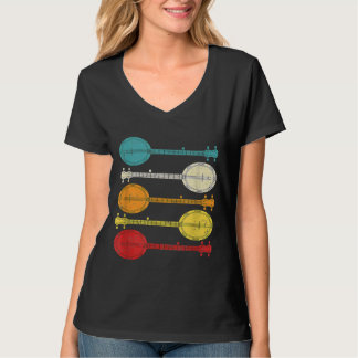 Retro Banjo Costume Instrument T-shirt