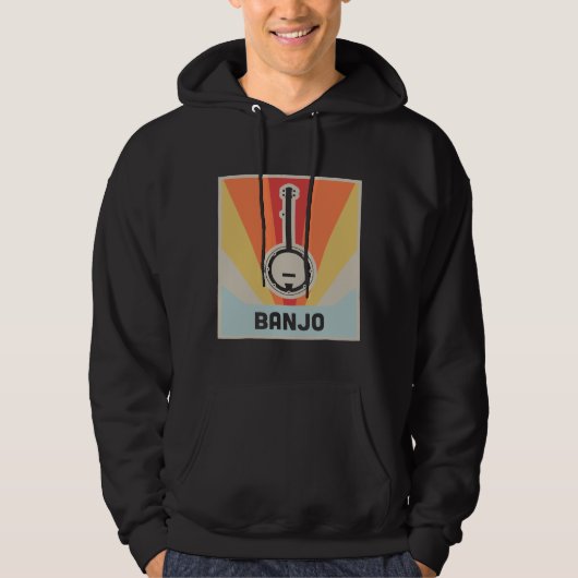 Retro Banjo Hoodie (Voorkant)
