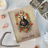Retro Baphomet Hearts Rozen Tarot Journal Notitieboek