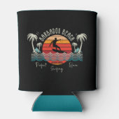 Retro Barbados Beach Blikjeskoeler (Achterkant)