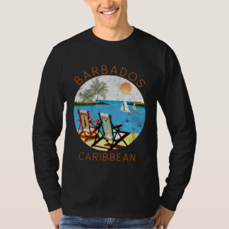 Retro Barbados Souvenir Vintage Strandvakantie T-shirt