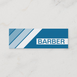 retro BARBER Mini Visitekaartje