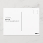 Retro Barber Pole Dark Grey Business Briefkaart (Achterkant)